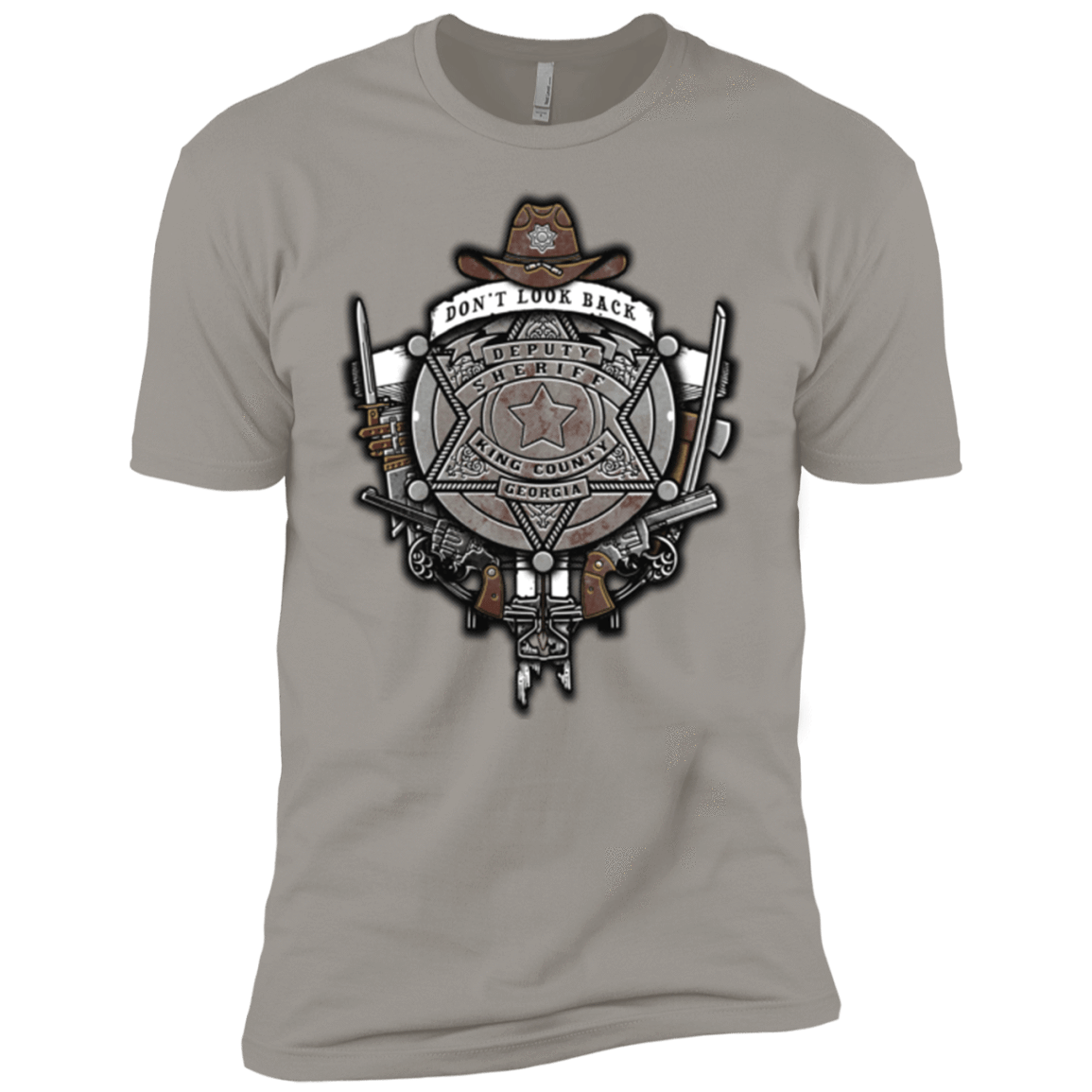 T-Shirts Light Grey / YXS The Walking Crest Boys Premium T-Shirt