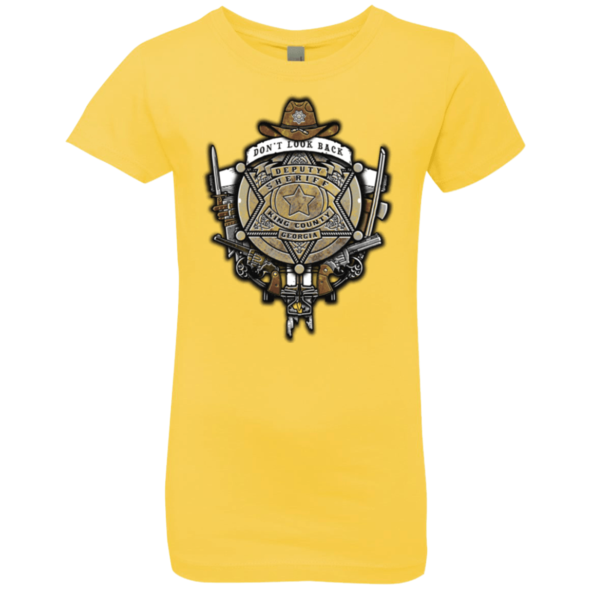 T-Shirts Vibrant Yellow / YXS The Walking Crest Girls Premium T-Shirt