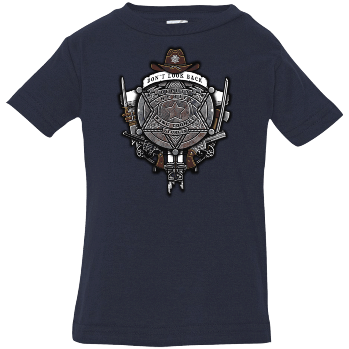 T-Shirts Navy / 6 Months The Walking Crest Infant PremiumT-Shirt