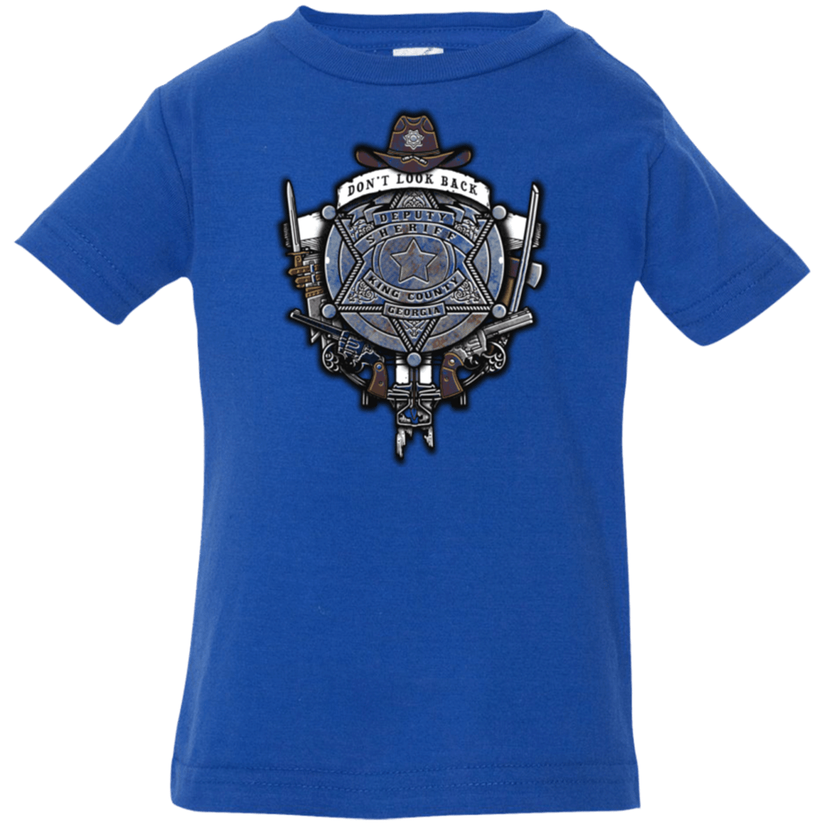 T-Shirts Royal / 6 Months The Walking Crest Infant PremiumT-Shirt