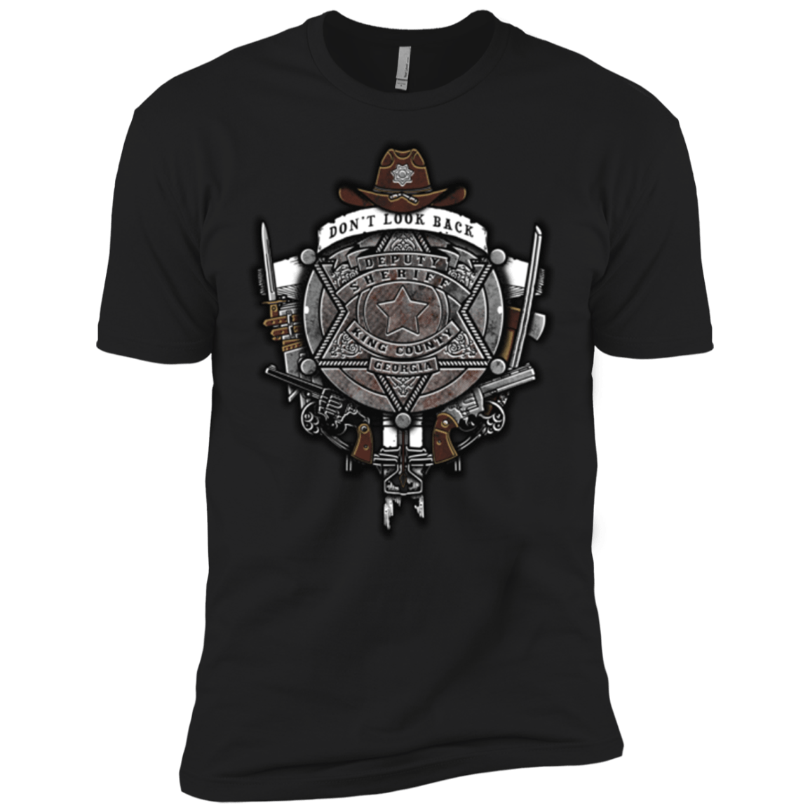 T-Shirts Black / X-Small The Walking Crest Men's Premium T-Shirt