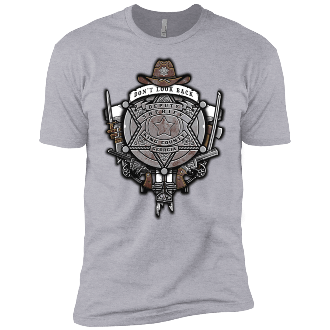 T-Shirts Heather Grey / X-Small The Walking Crest Men's Premium T-Shirt