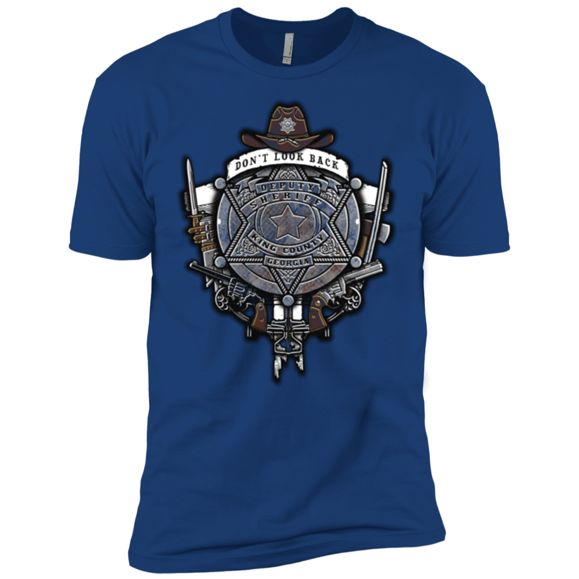 T-Shirts Royal / X-Small The Walking Crest Men's Premium T-Shirt