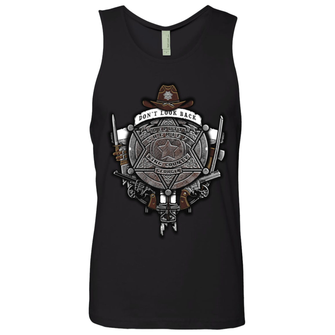T-Shirts Black / Small The Walking Crest Men's Premium Tank Top