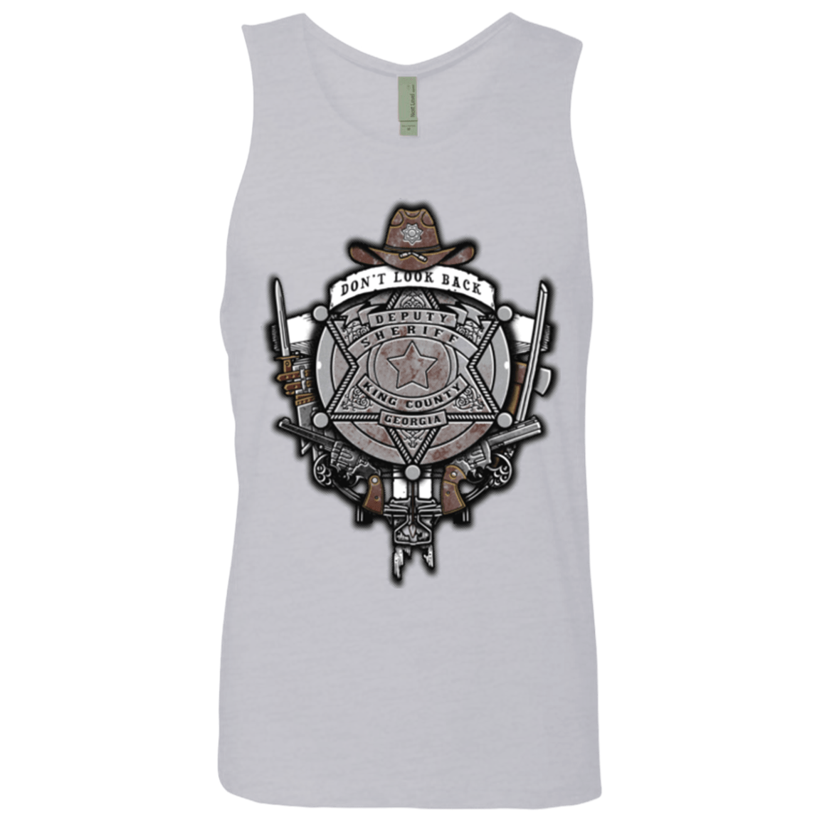 T-Shirts Heather Grey / Small The Walking Crest Men's Premium Tank Top