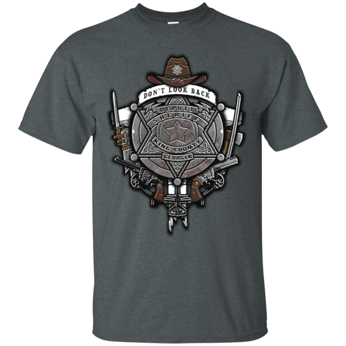 T-Shirts Dark Heather / Small The Walking Crest T-Shirt