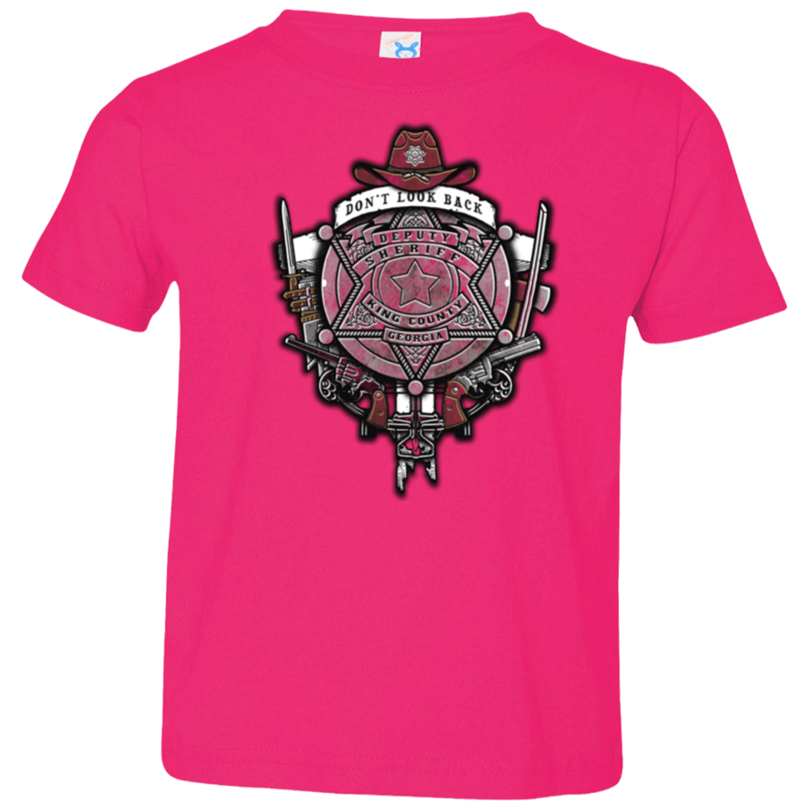 T-Shirts Hot Pink / 2T The Walking Crest Toddler Premium T-Shirt
