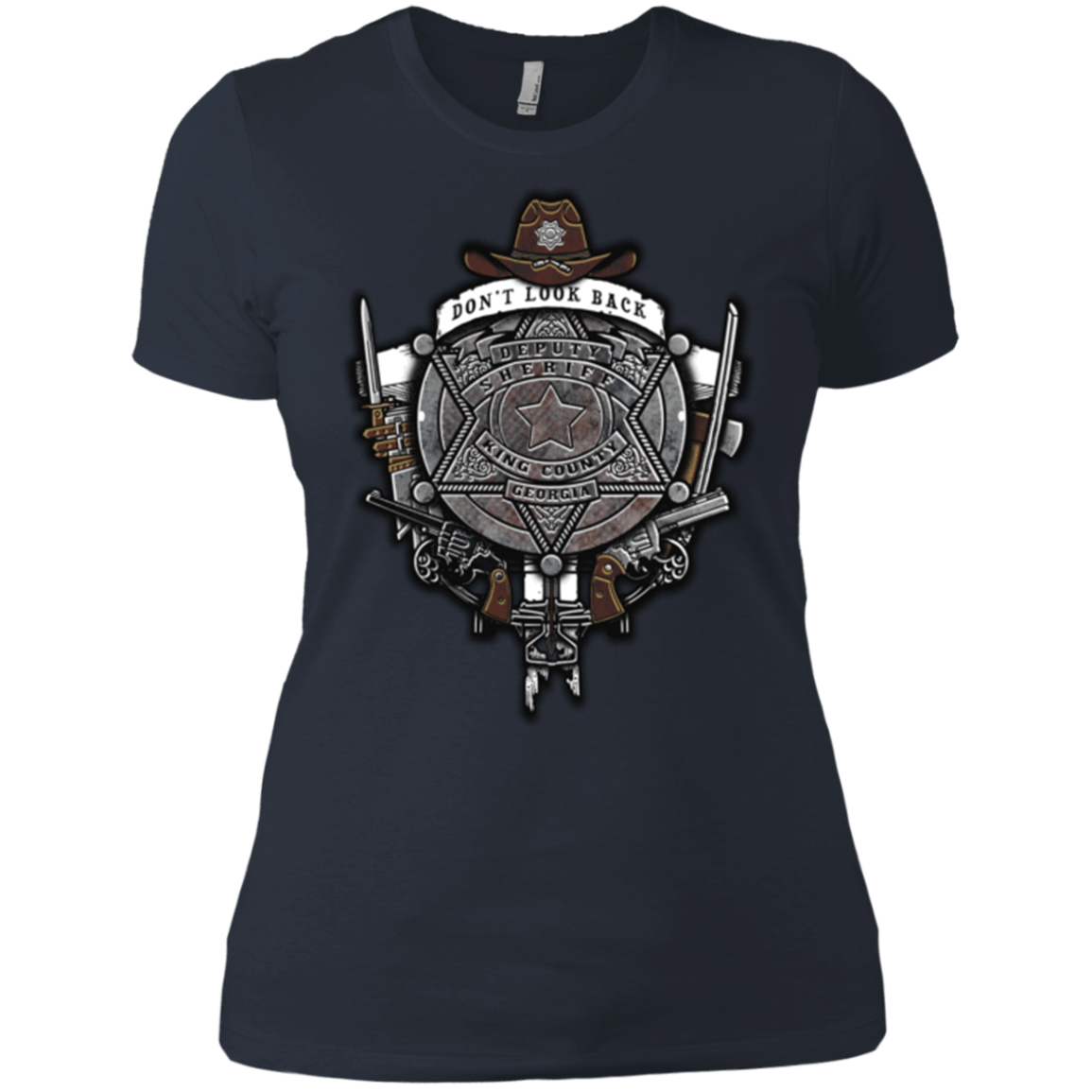 T-Shirts Indigo / X-Small The Walking Crest Women's Premium T-Shirt