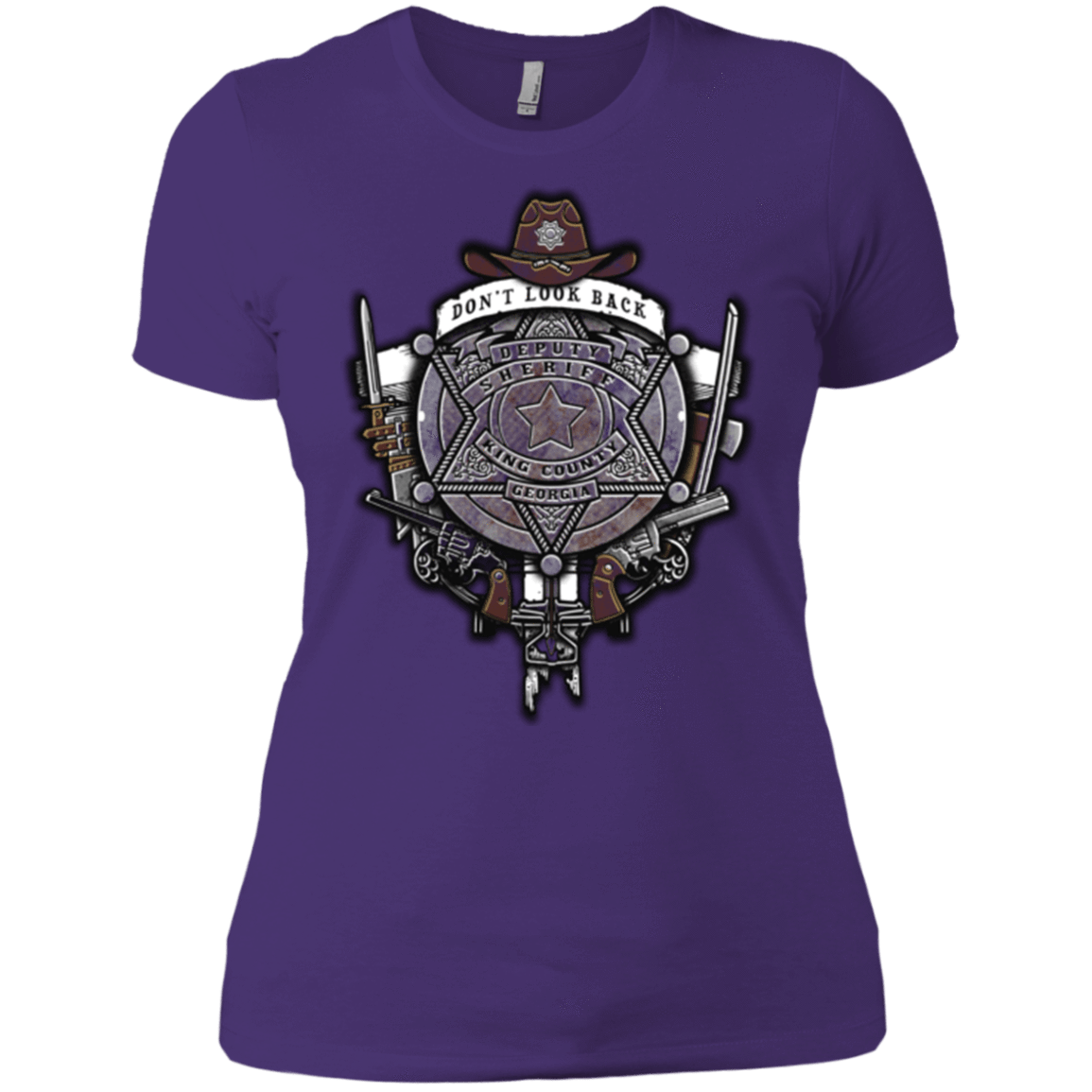 T-Shirts Purple / X-Small The Walking Crest Women's Premium T-Shirt
