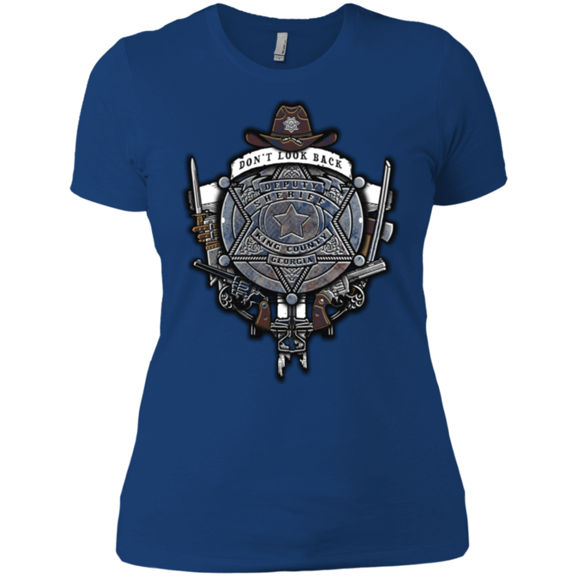T-Shirts Royal / X-Small The Walking Crest Women's Premium T-Shirt