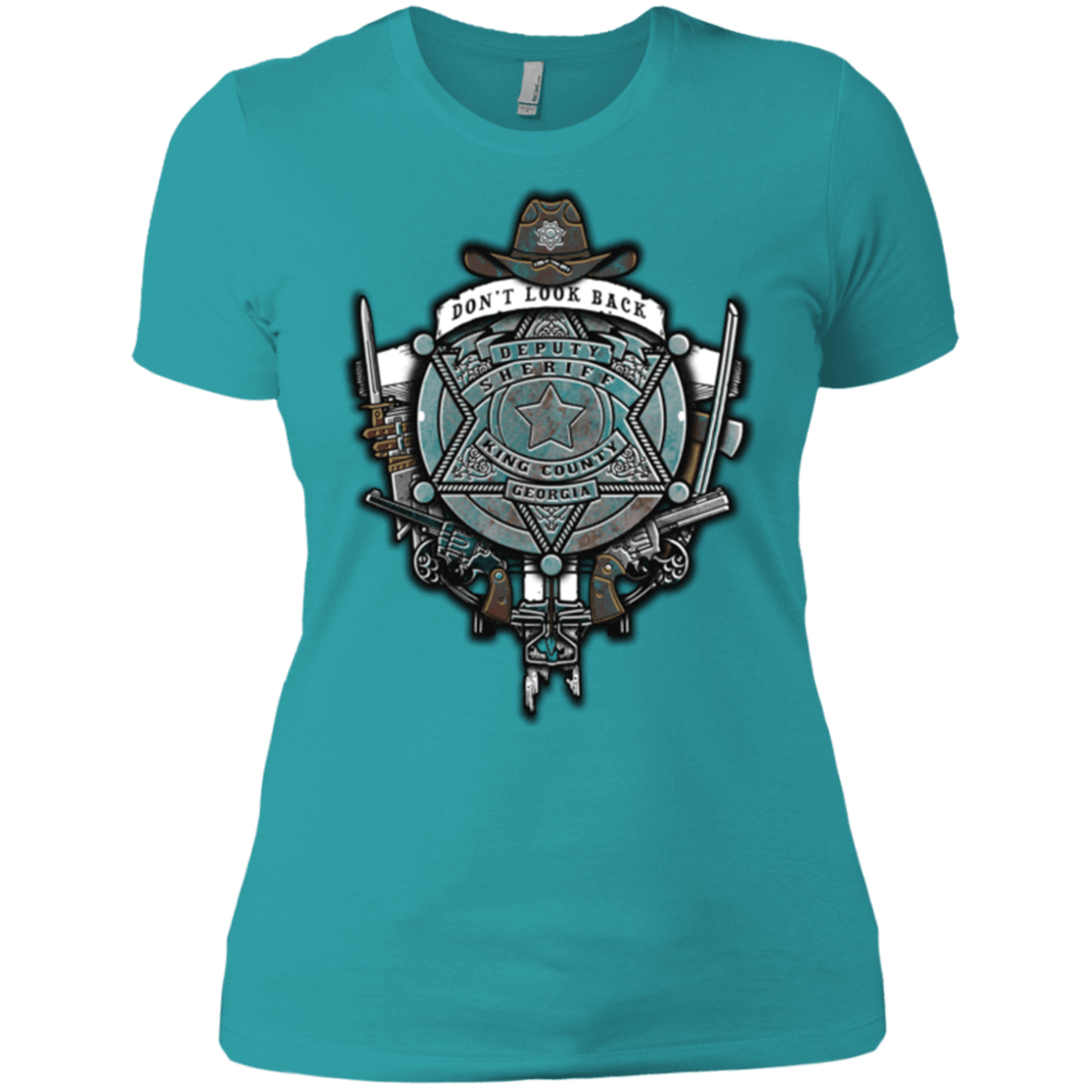 T-Shirts Tahiti Blue / X-Small The Walking Crest Women's Premium T-Shirt