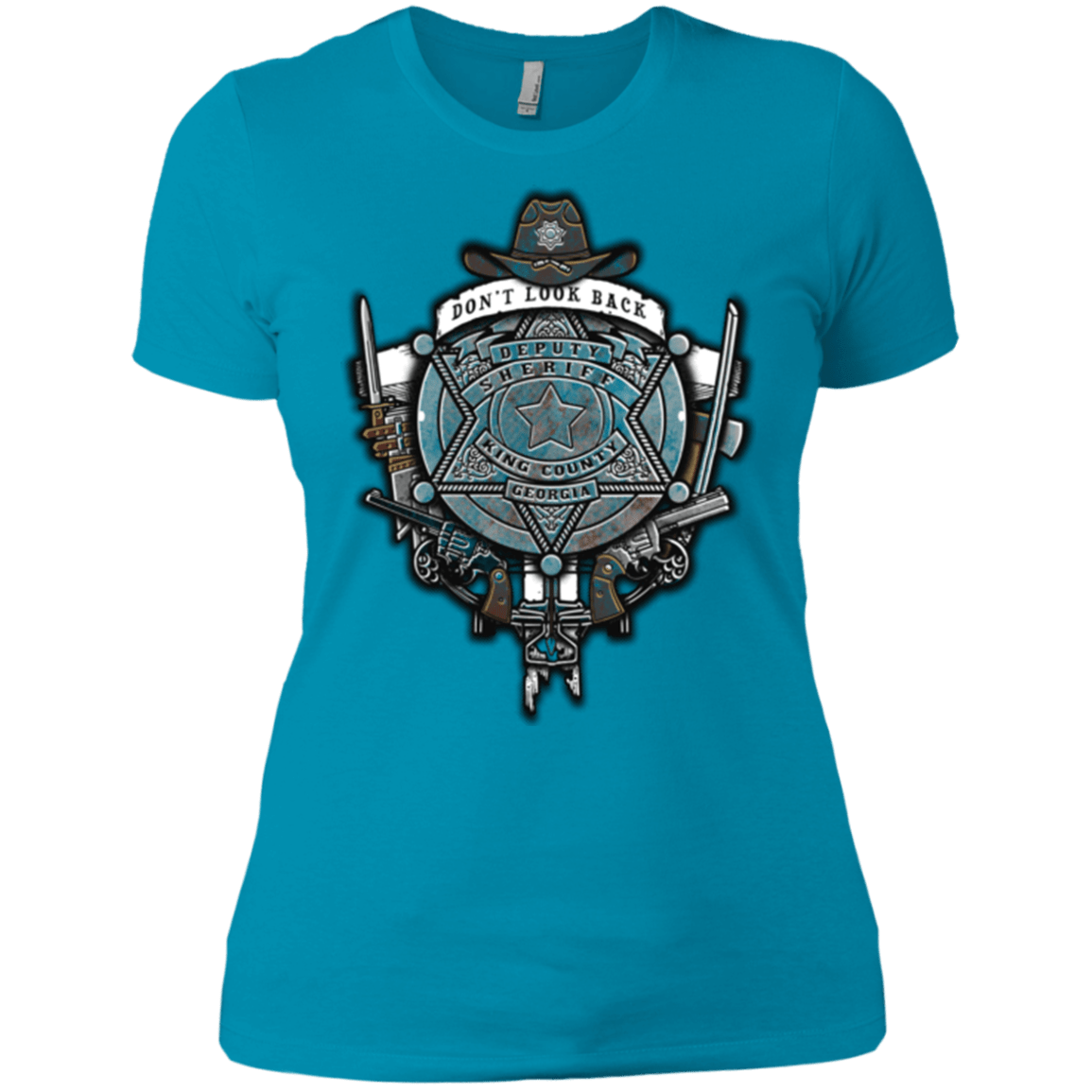 T-Shirts Turquoise / X-Small The Walking Crest Women's Premium T-Shirt