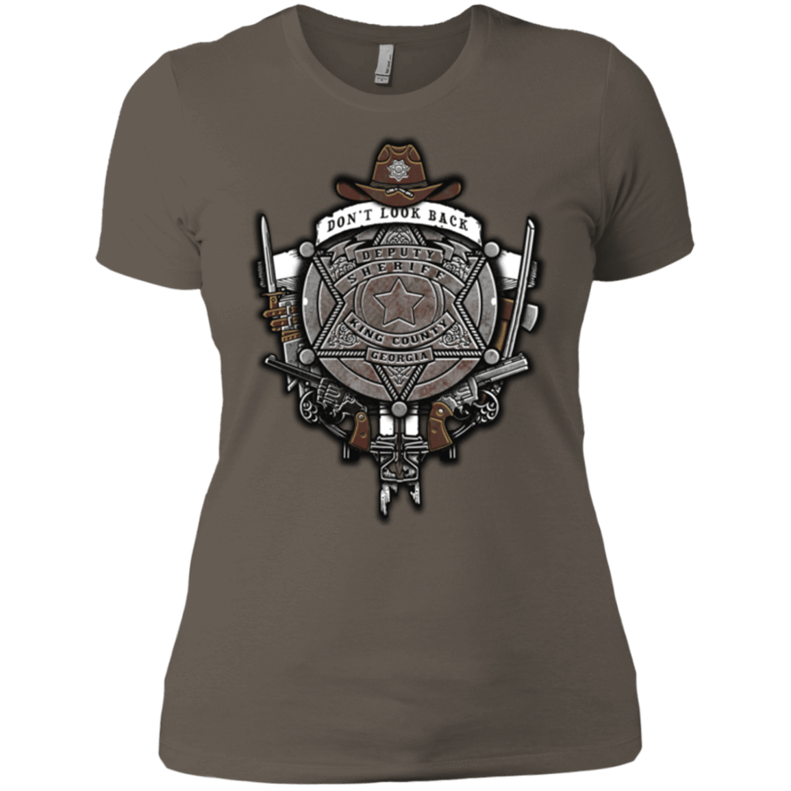 T-Shirts Warm Grey / X-Small The Walking Crest Women's Premium T-Shirt