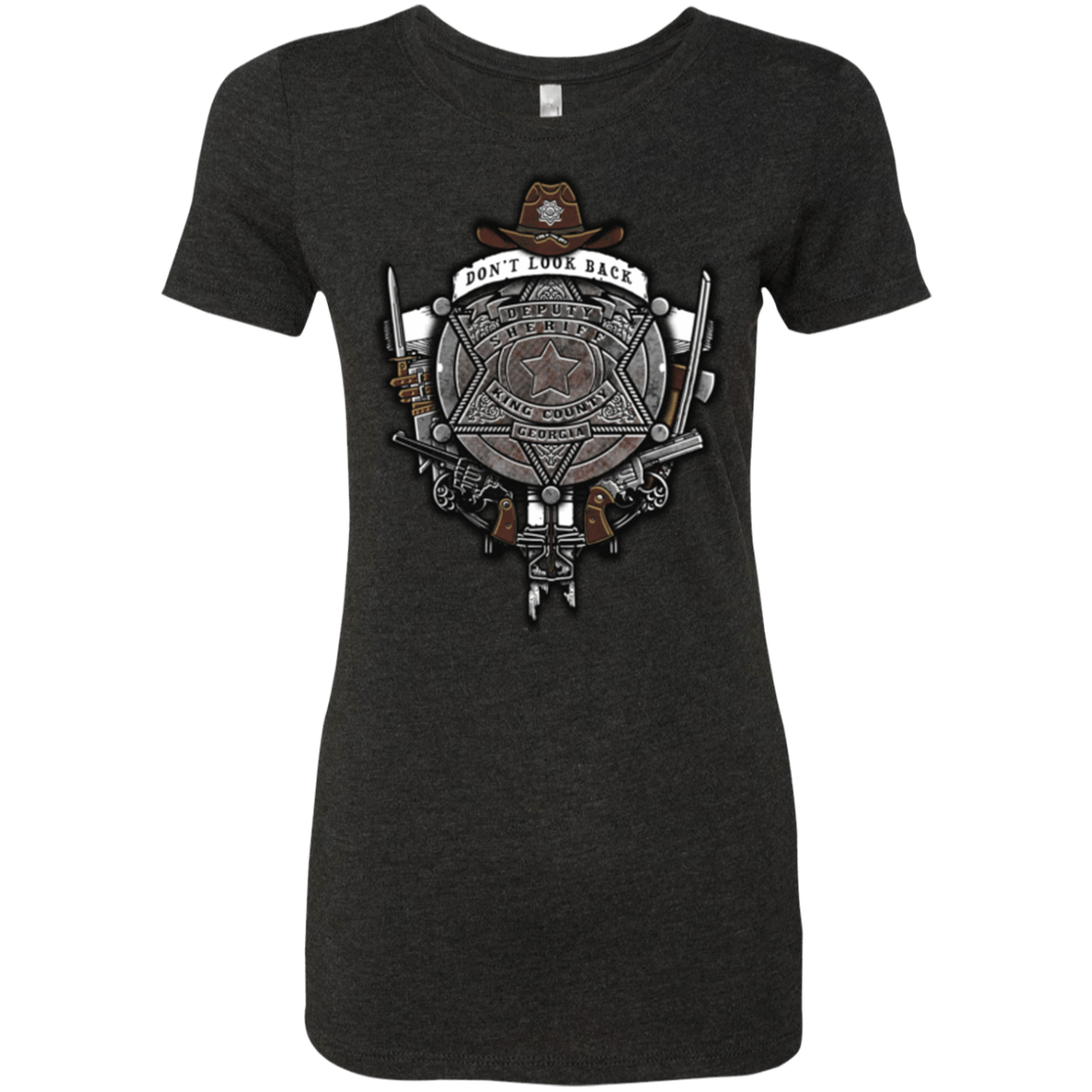 T-Shirts Vintage Black / Small The Walking Crest Women's Triblend T-Shirt