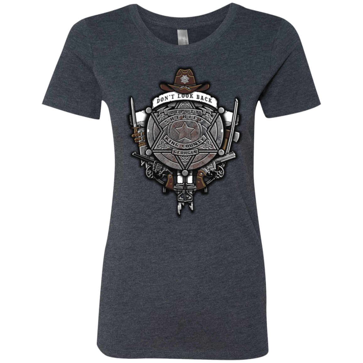 T-Shirts Vintage Navy / Small The Walking Crest Women's Triblend T-Shirt