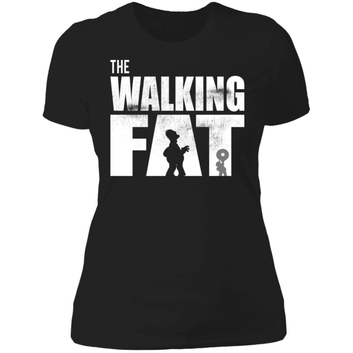 T-Shirts Black / X-Small The Walking Fat Women's Premium T-Shirt