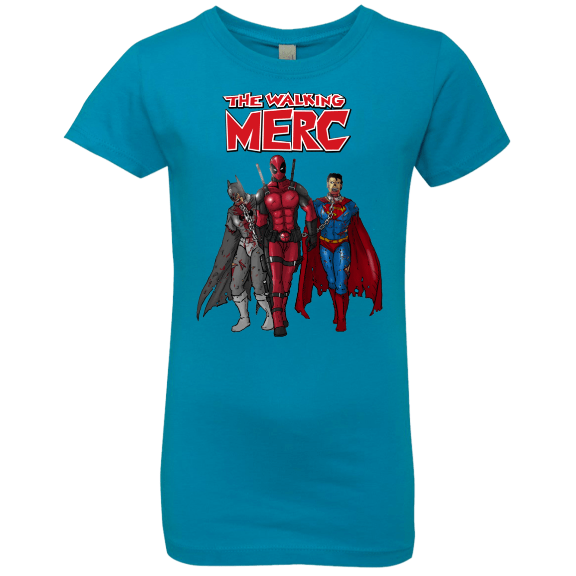 T-Shirts Turquoise / YXS The Walking Merc Girls Premium T-Shirt