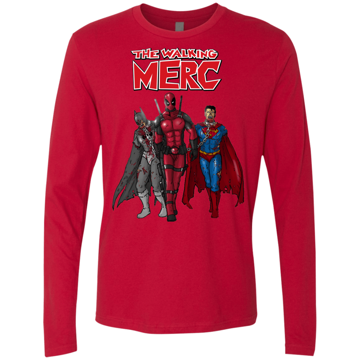 T-Shirts Red / S The Walking Merc Men's Premium Long Sleeve