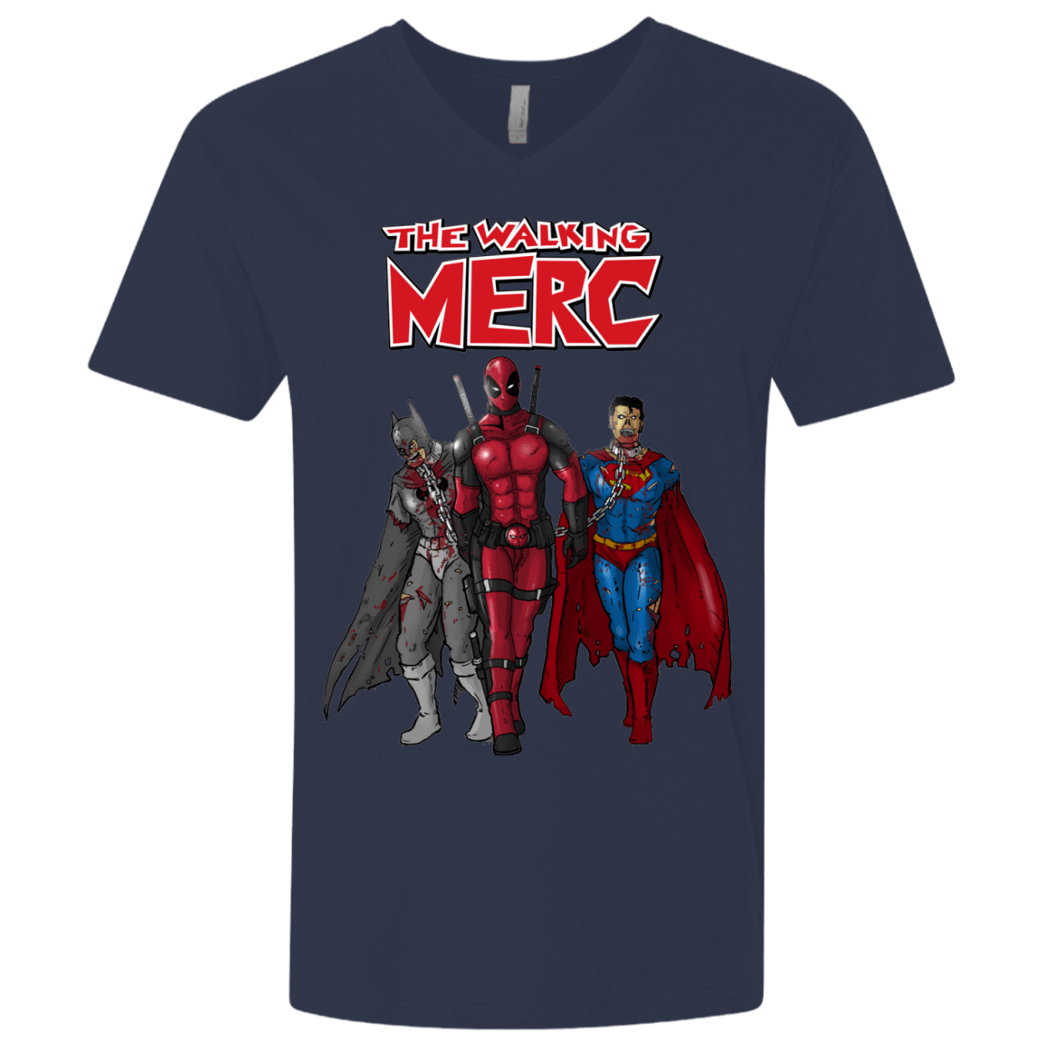 T-Shirts Midnight Navy / X-Small The Walking Merc Men's Premium V-Neck