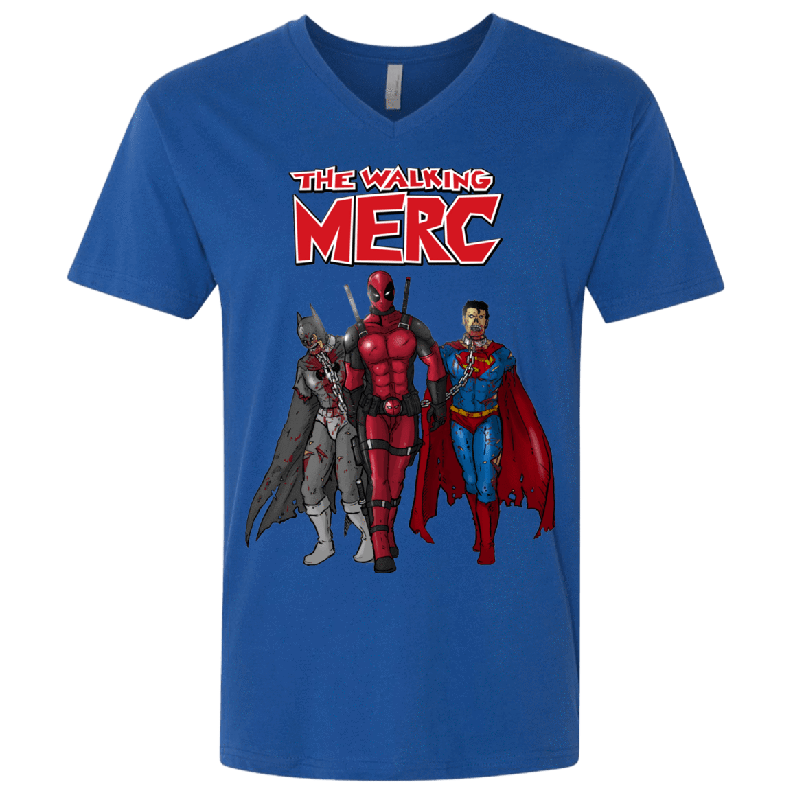 T-Shirts Royal / X-Small The Walking Merc Men's Premium V-Neck