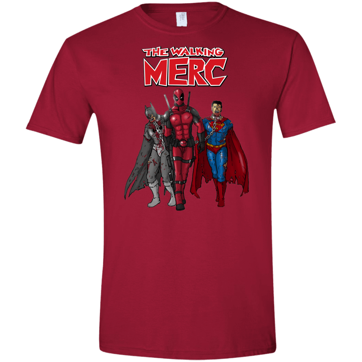 T-Shirts Cardinal Red / S The Walking Merc Men's Semi-Fitted Softstyle