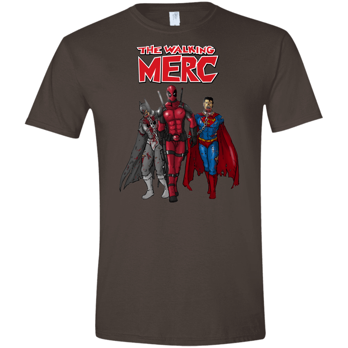 T-Shirts Dark Chocolate / S The Walking Merc Men's Semi-Fitted Softstyle