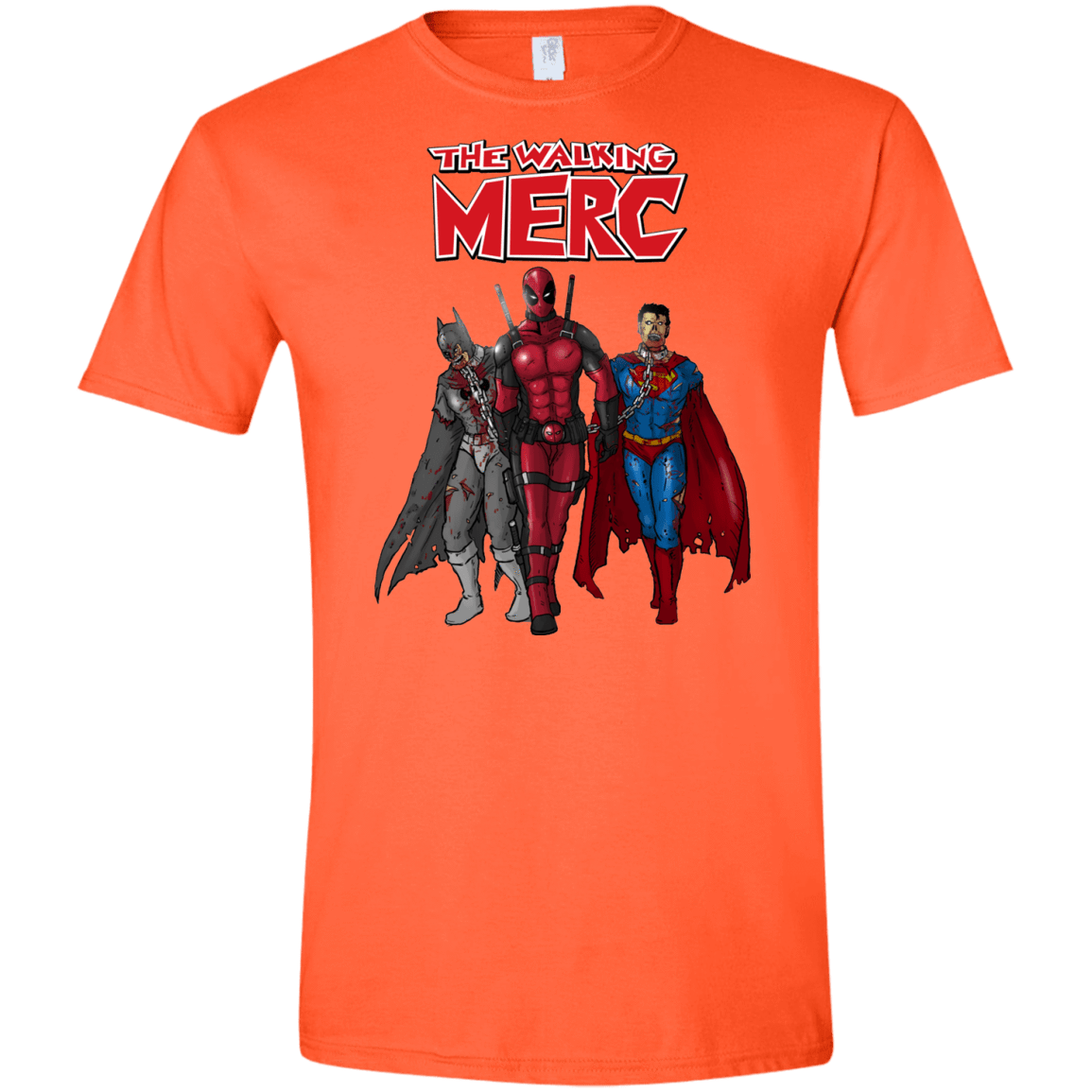 T-Shirts Orange / S The Walking Merc Men's Semi-Fitted Softstyle