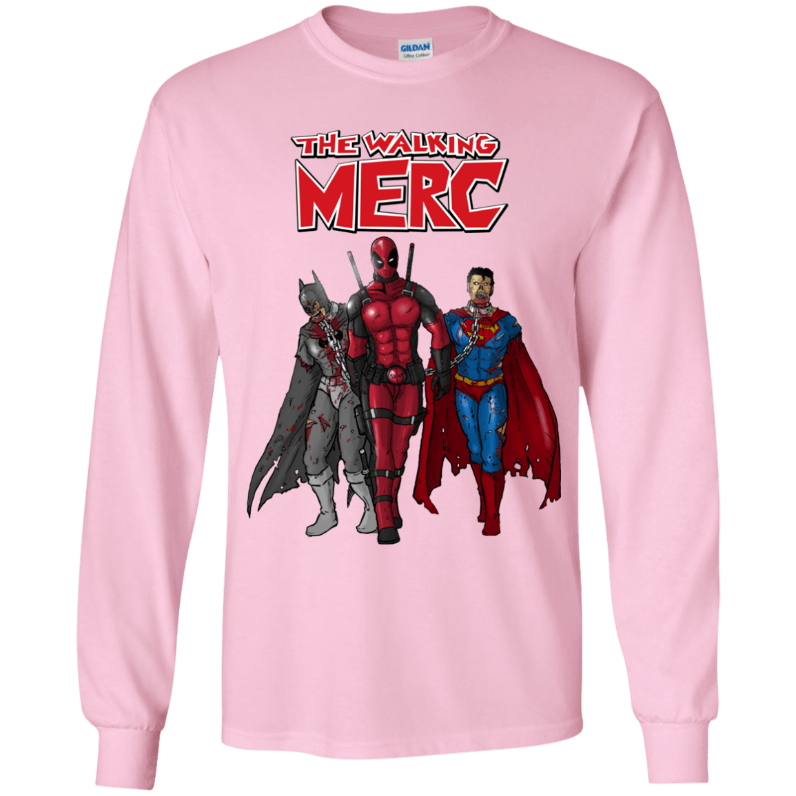 T-Shirts Light Pink / YS The Walking Merc Youth Long Sleeve T-Shirt