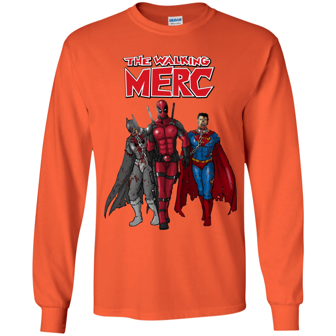 T-Shirts Orange / YS The Walking Merc Youth Long Sleeve T-Shirt