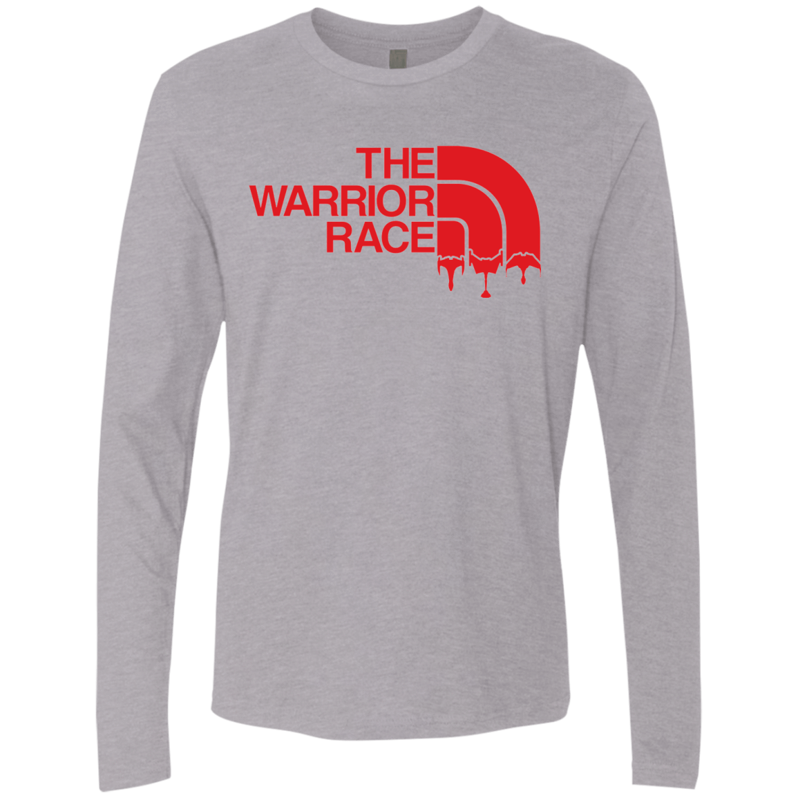 T-Shirts Heather Grey / Small THE WARRIOR RACE Men's Premium Long Sleeve