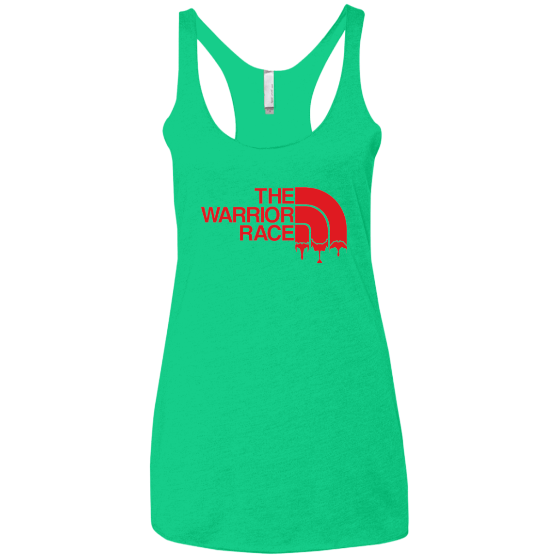 T-Shirts Envy / X-Small THE WARRIOR RACE Women's Triblend Racerback Tank