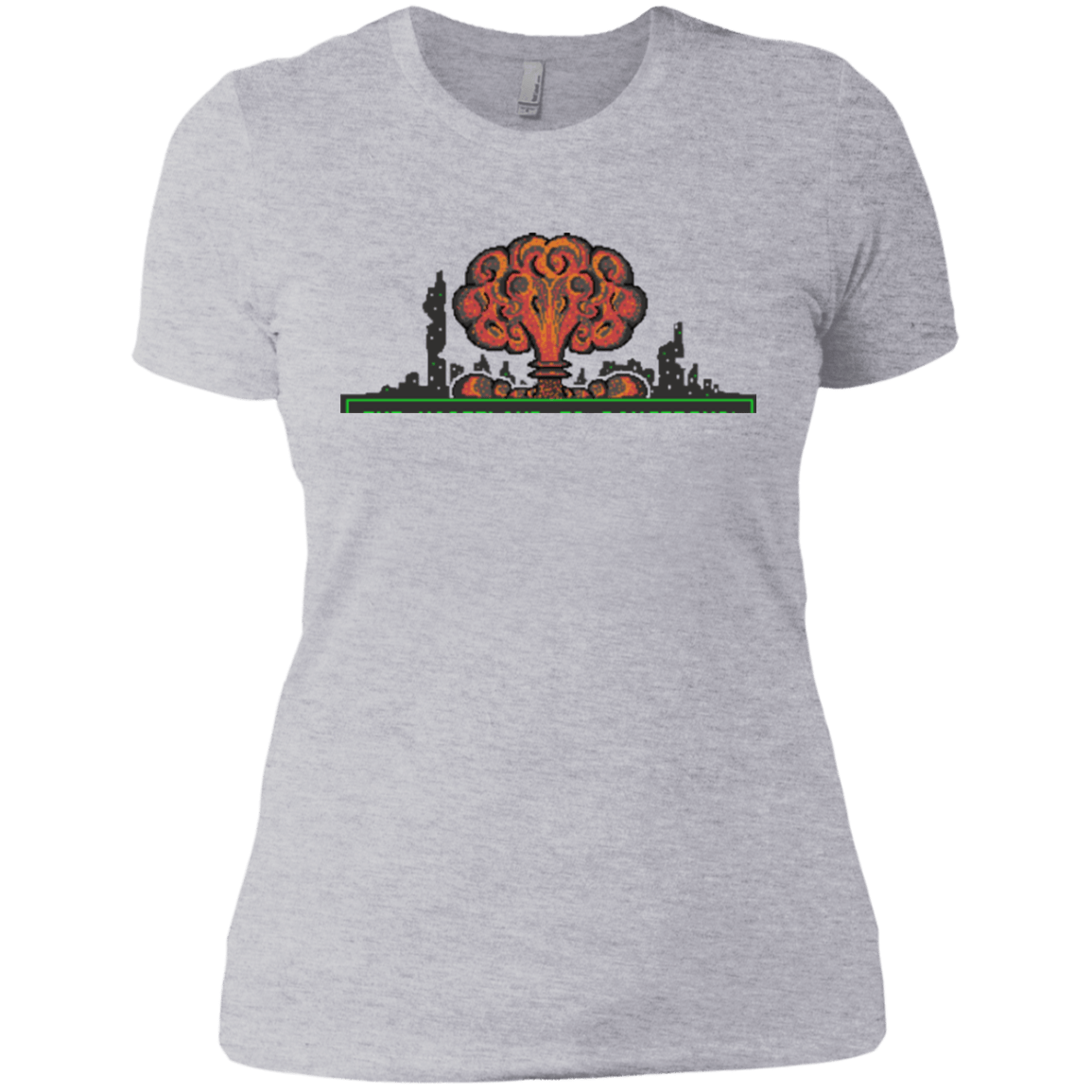 T-Shirts Heather Grey / X-Small The Wasteland is Dangerous Women's Premium T-Shirt