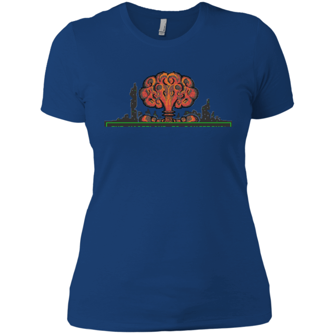 T-Shirts Royal / X-Small The Wasteland is Dangerous Women's Premium T-Shirt