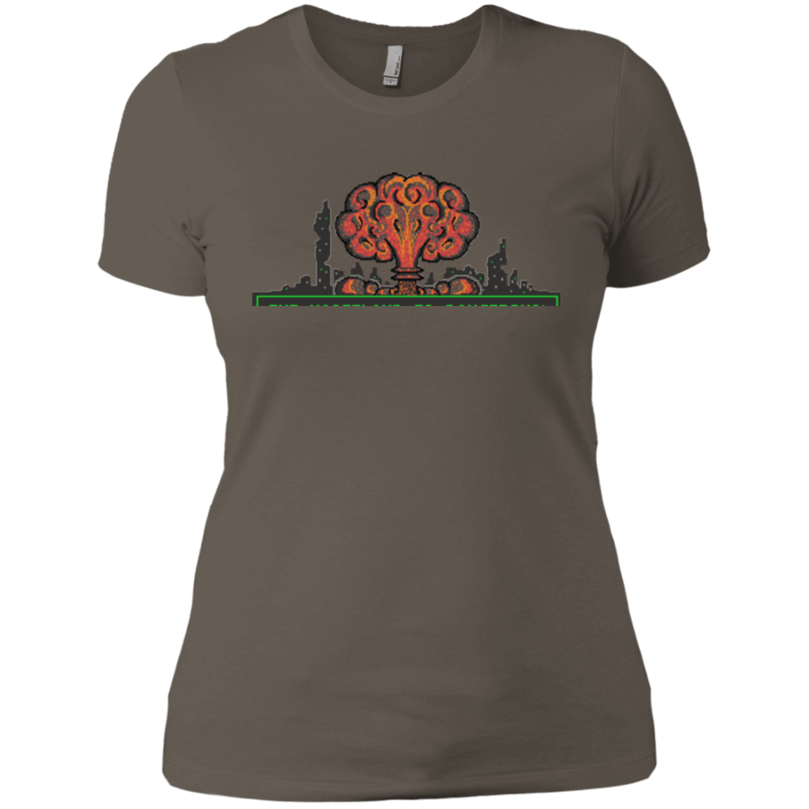 T-Shirts Warm Grey / X-Small The Wasteland is Dangerous Women's Premium T-Shirt