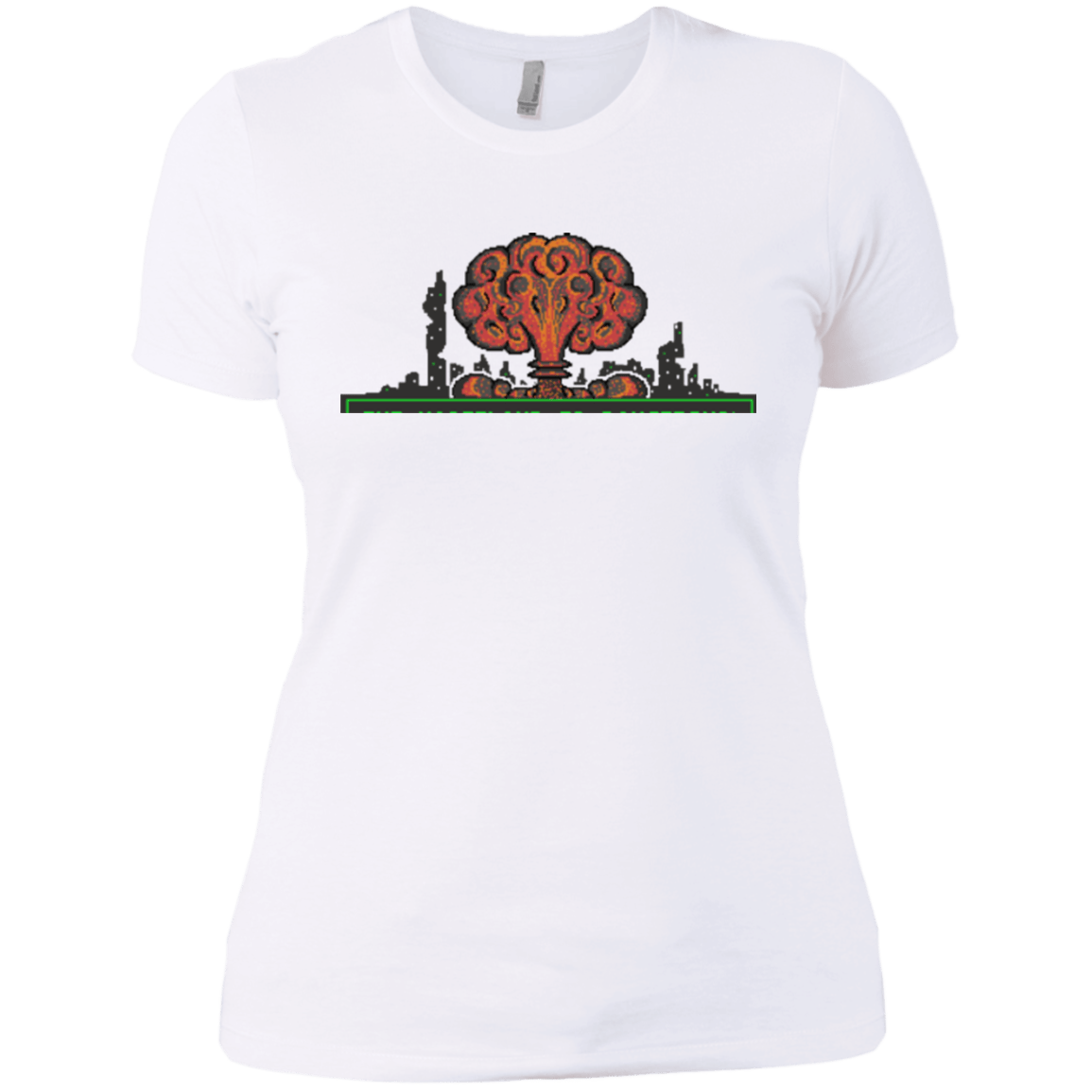 T-Shirts White / X-Small The Wasteland is Dangerous Women's Premium T-Shirt