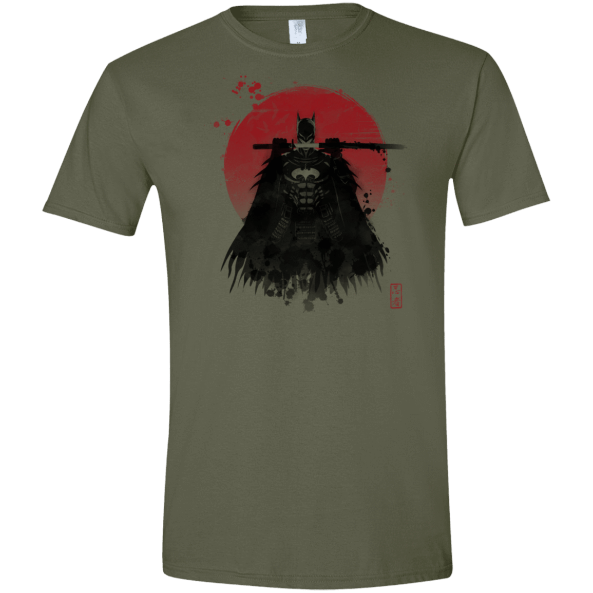 T-Shirts Military Green / S The Way of the Bat Men's Semi-Fitted Softstyle