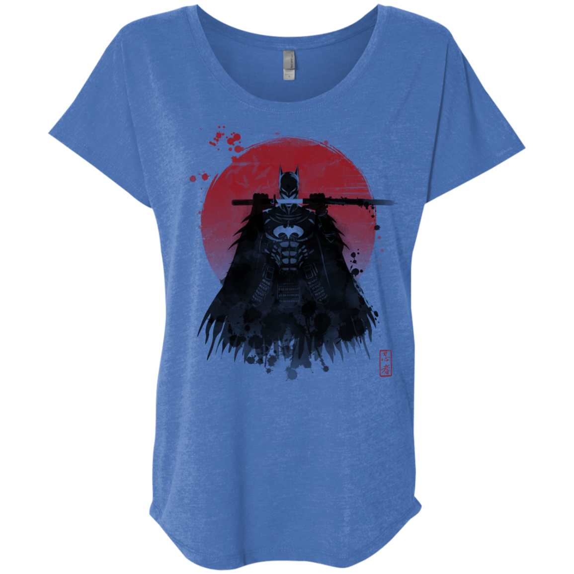 T-Shirts Vintage Royal / X-Small The Way of the Bat Triblend Dolman Sleeve