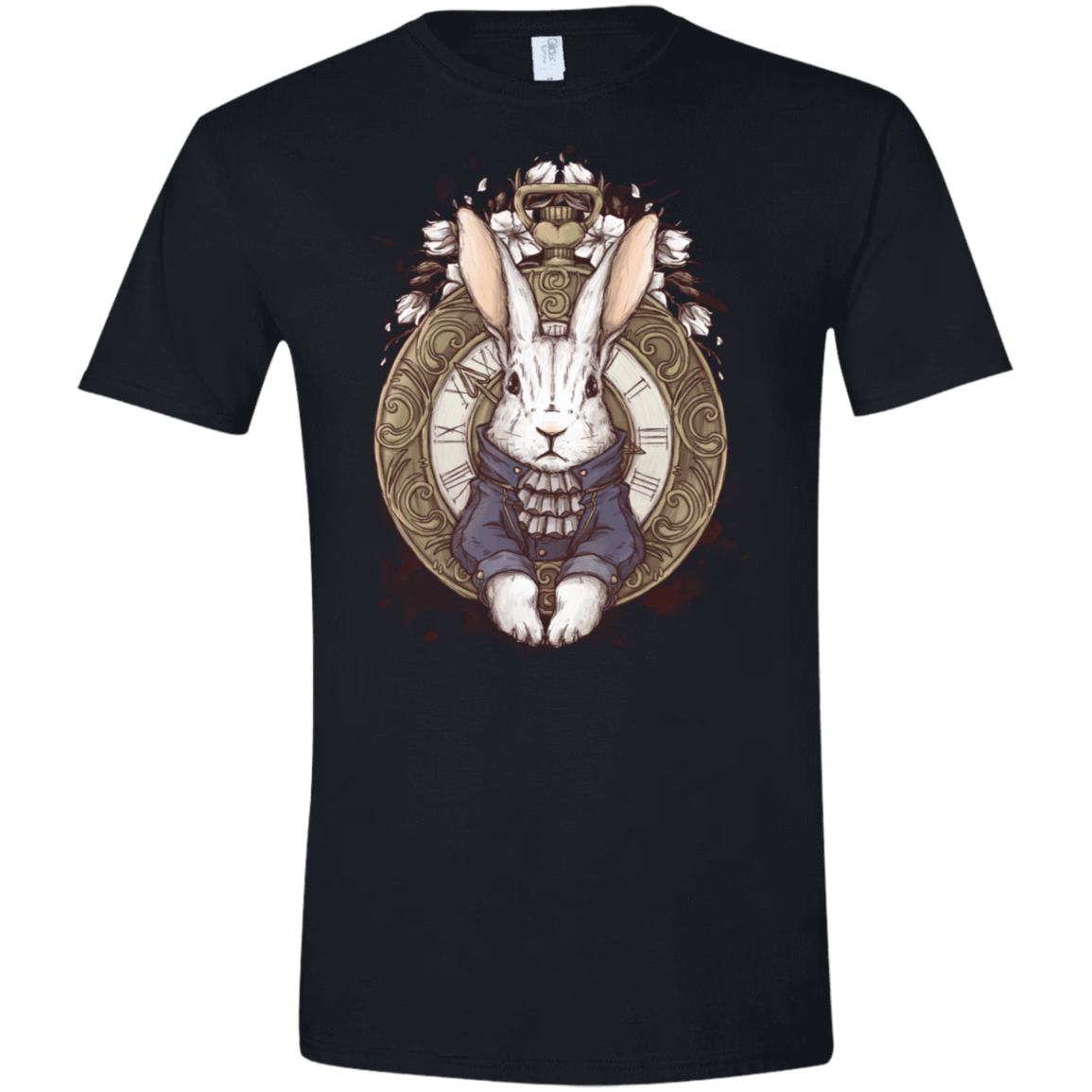 T-Shirts Black / X-Small The White Rabbit Men's Semi-Fitted Softstyle