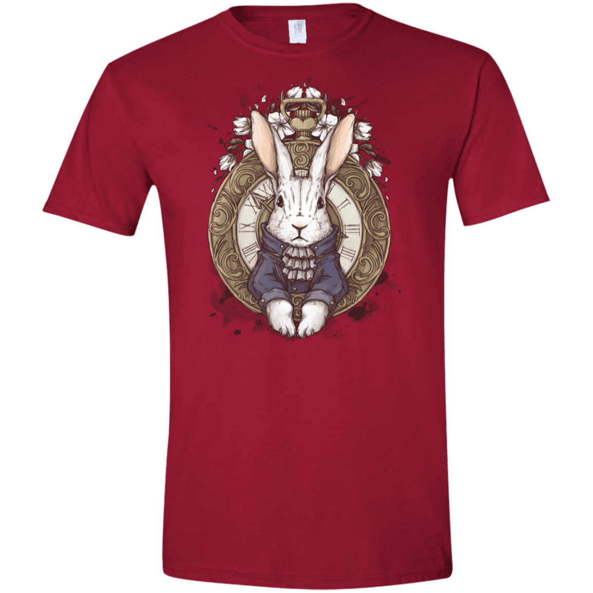 T-Shirts Cardinal Red / S The White Rabbit Men's Semi-Fitted Softstyle