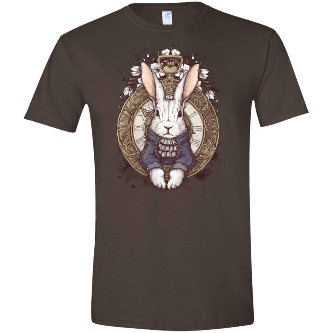 T-Shirts Dark Chocolate / S The White Rabbit Men's Semi-Fitted Softstyle