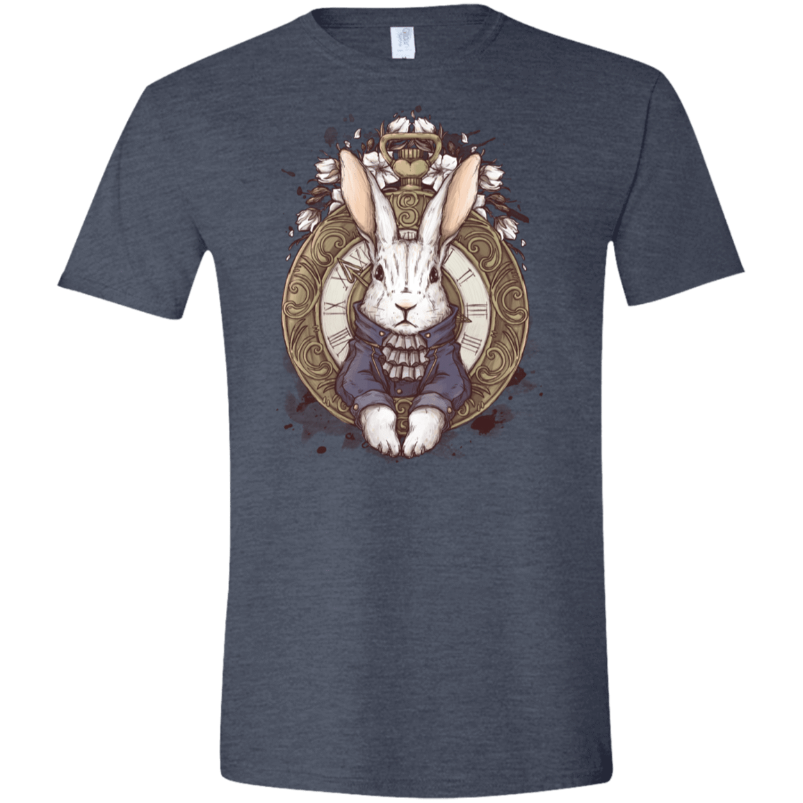 T-Shirts Heather Navy / S The White Rabbit Men's Semi-Fitted Softstyle