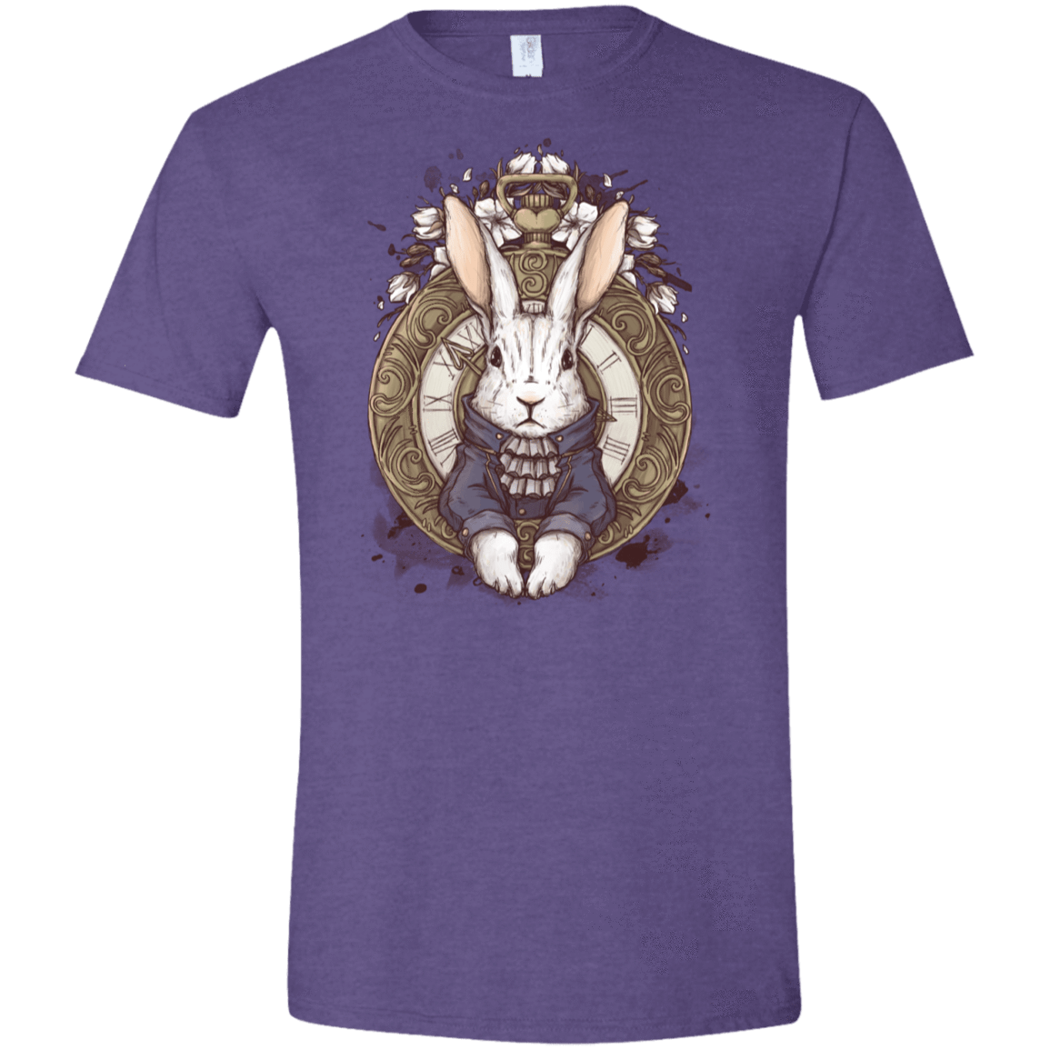 T-Shirts Heather Purple / S The White Rabbit Men's Semi-Fitted Softstyle