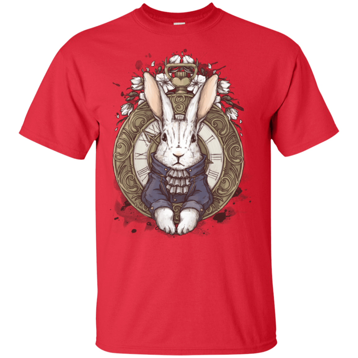 T-Shirts Red / S The White Rabbit T-Shirt