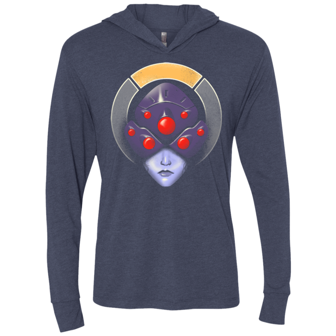 T-Shirts Vintage Navy / X-Small The Widow Assassin Triblend Long Sleeve Hoodie Tee