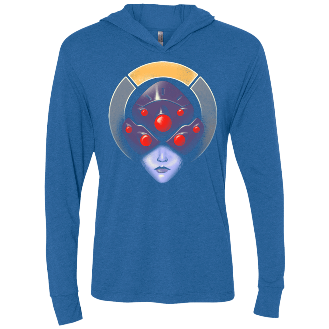 T-Shirts Vintage Royal / X-Small The Widow Assassin Triblend Long Sleeve Hoodie Tee