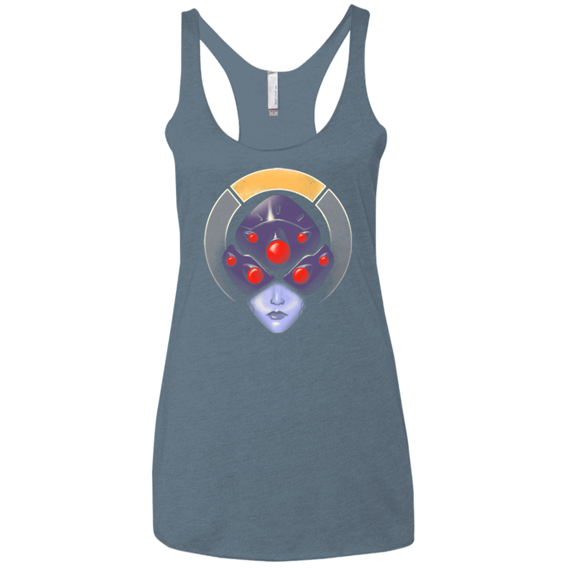 T-Shirts Indigo / X-Small The Widow Assassin Women's Triblend Racerback Tank