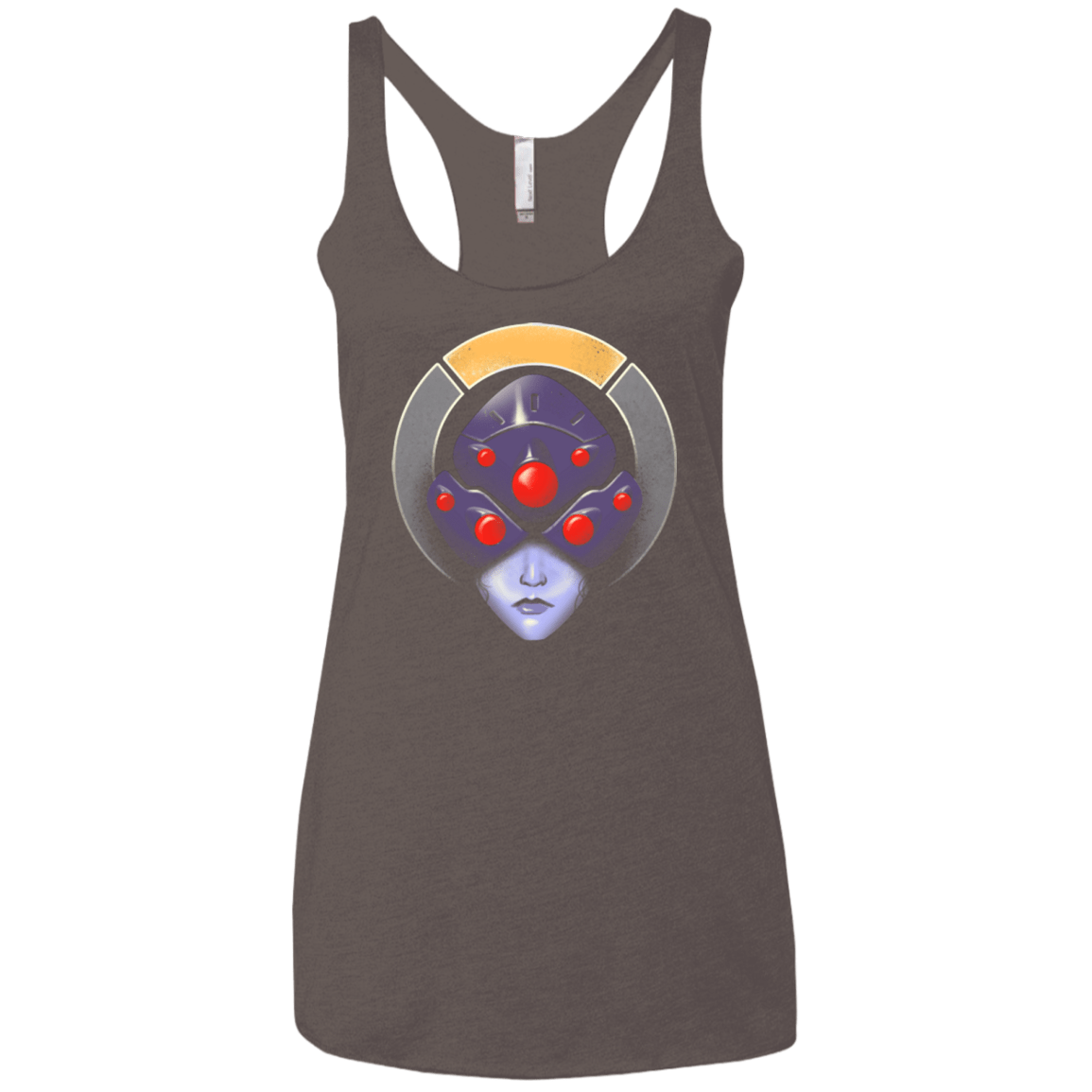 T-Shirts Macchiato / X-Small The Widow Assassin Women's Triblend Racerback Tank