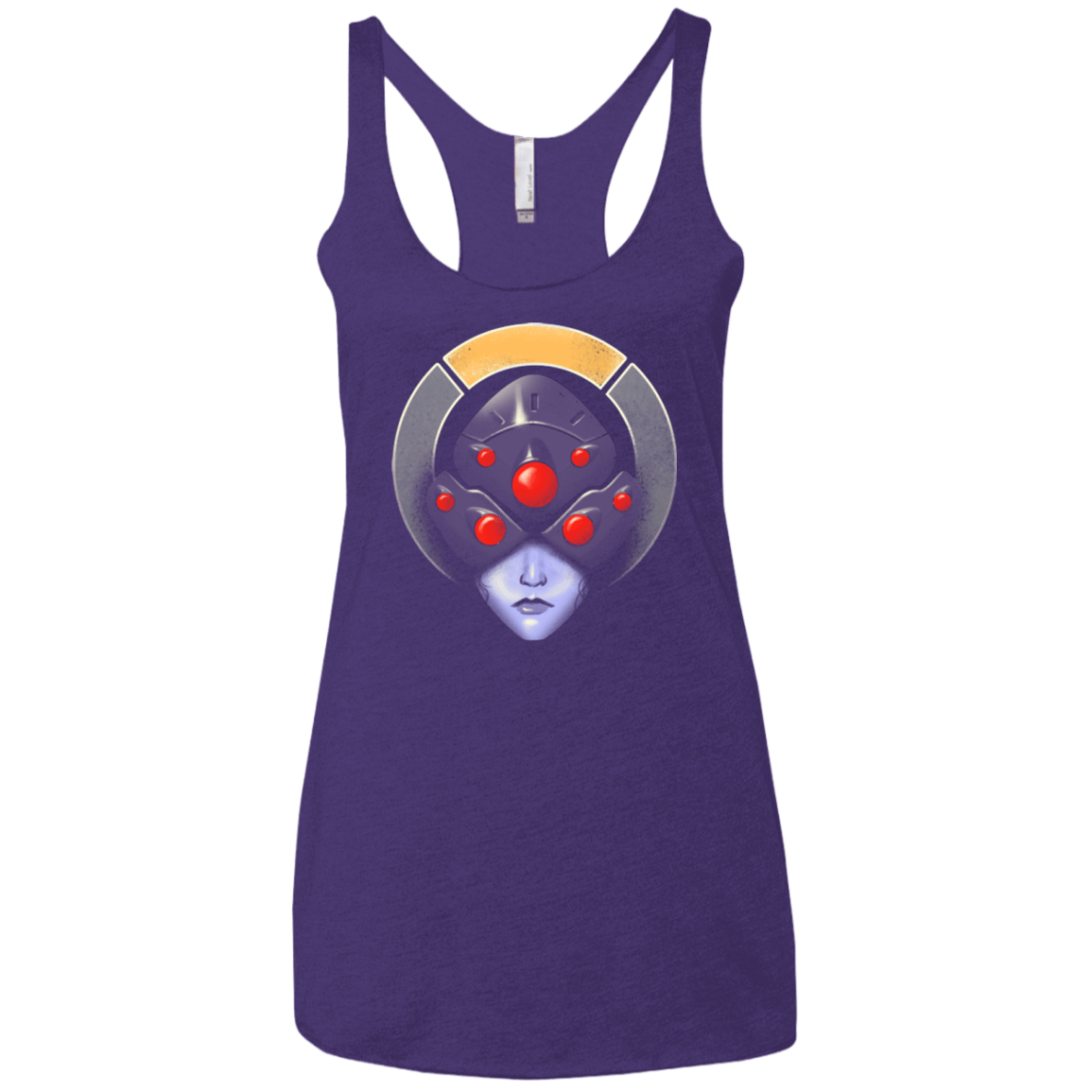 T-Shirts Purple Rush / X-Small The Widow Assassin Women's Triblend Racerback Tank