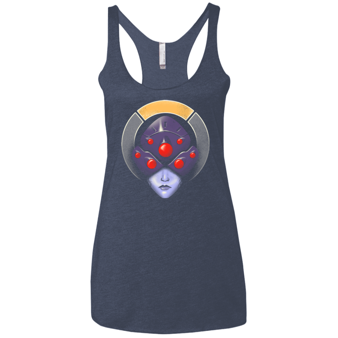 T-Shirts Vintage Navy / X-Small The Widow Assassin Women's Triblend Racerback Tank