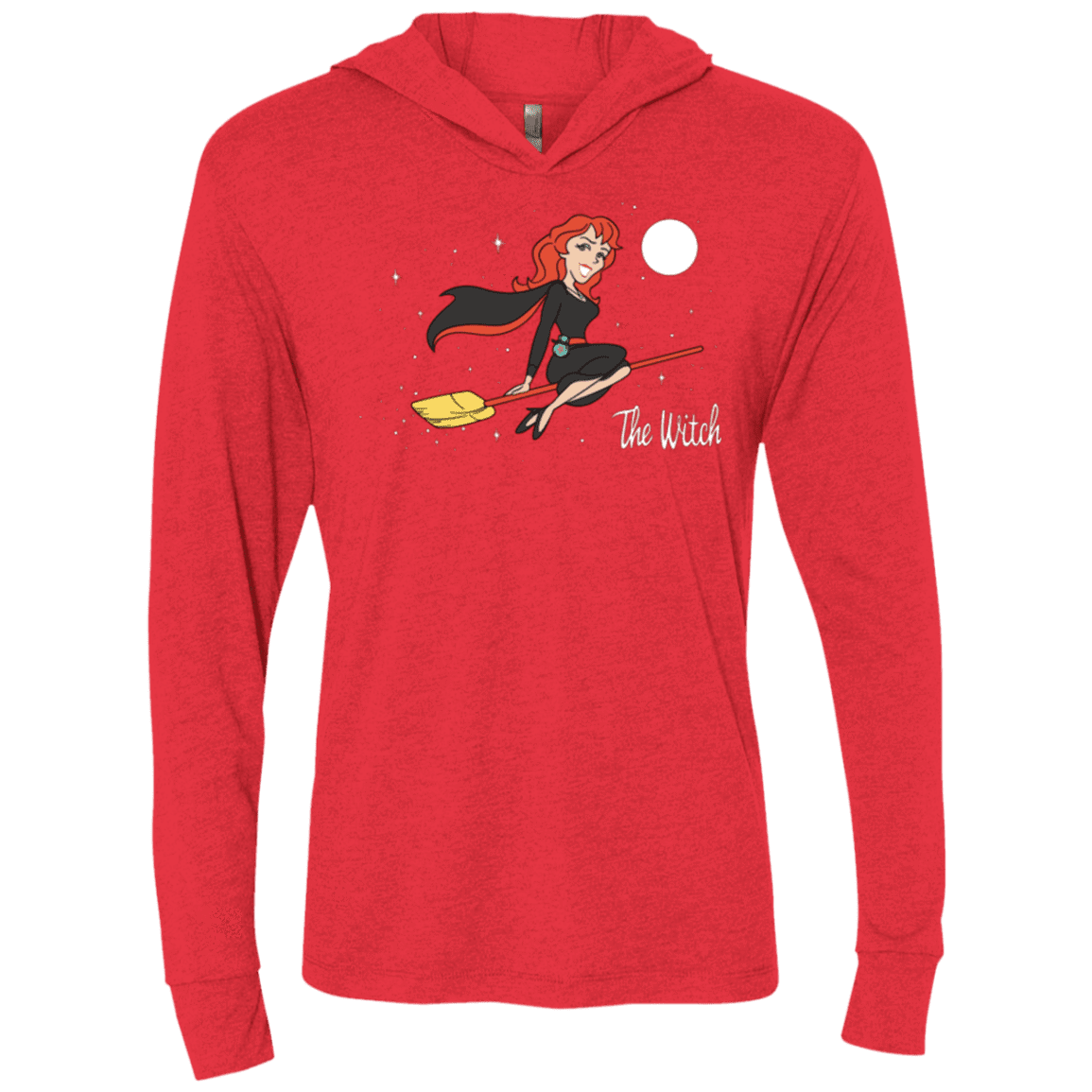 T-Shirts Vintage Red / X-Small The Witch Triblend Long Sleeve Hoodie Tee